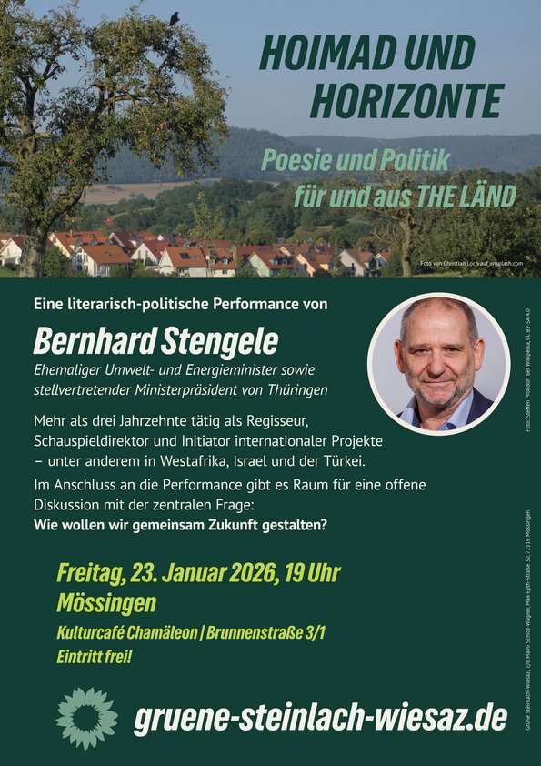 Veranstaltungsplakat "Heimat und Horizonte"